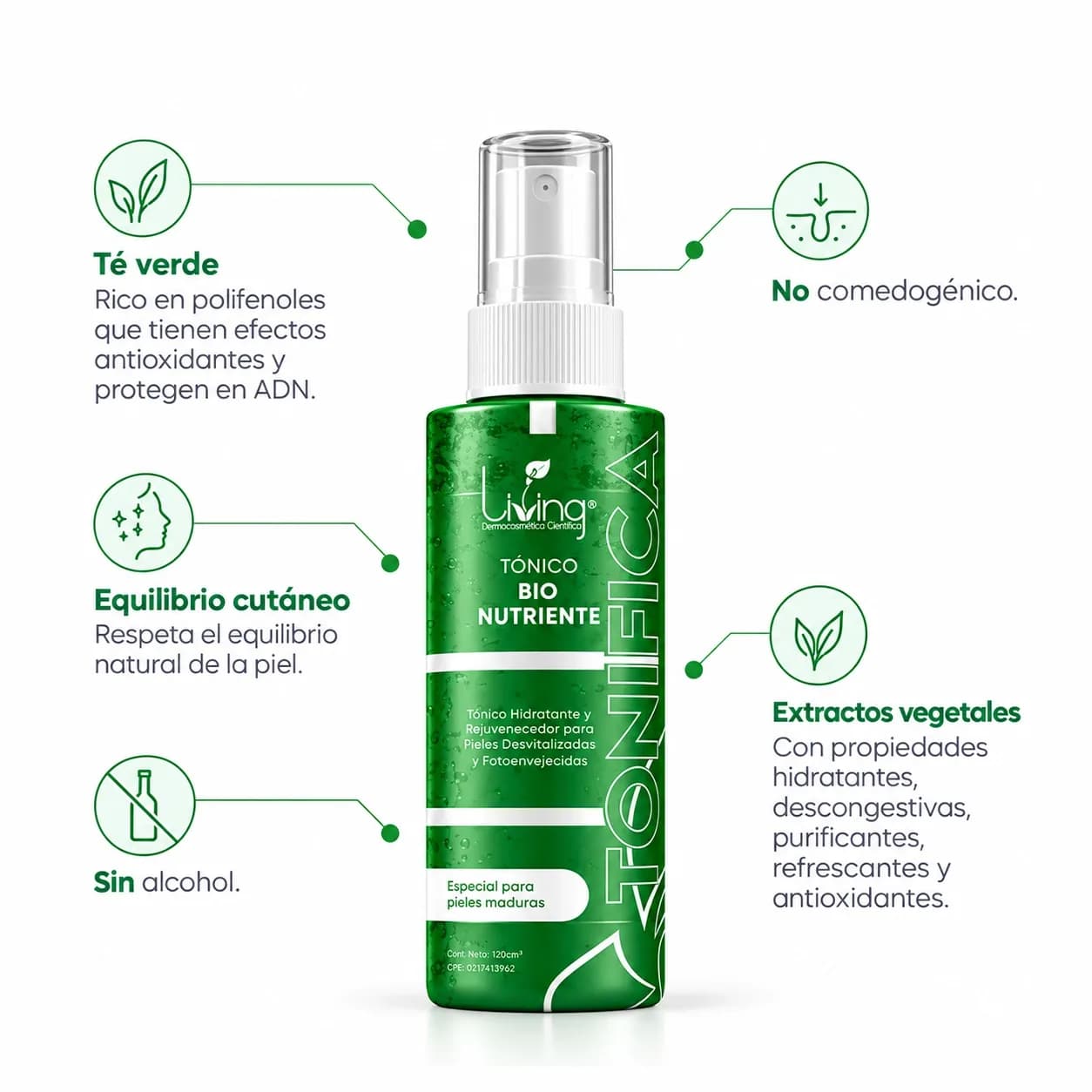 Tónico Bio Nutriente Detalles